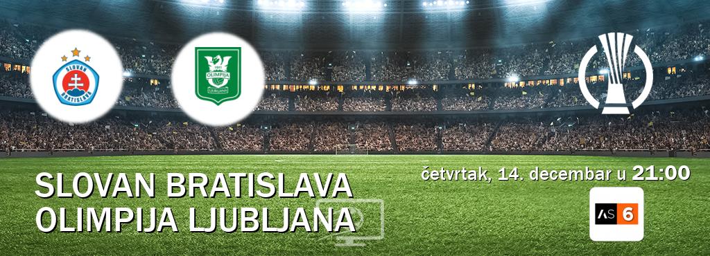 Izravni prijenos utakmice Slovan Bratislava i Olimpija Ljubljana pratite uživo na Arena Sport 6 (četvrtak, 14. decembar u  21:00).