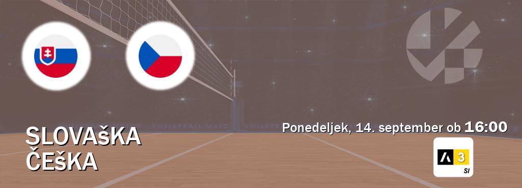 Slovaška in Češka v živo na Arena Sport 3. Prenos tekme bo v ponedeljek, 14. september ob  16:00