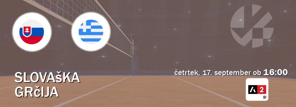 Slovaška in Grčija v živo na Arena Sport 2. Prenos tekme bo v četrtek, 17. september ob  16:00