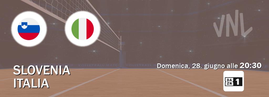 Il match Slovenia - Italia sarà trasmesso in diretta TV su DAZN (ore 20:30)