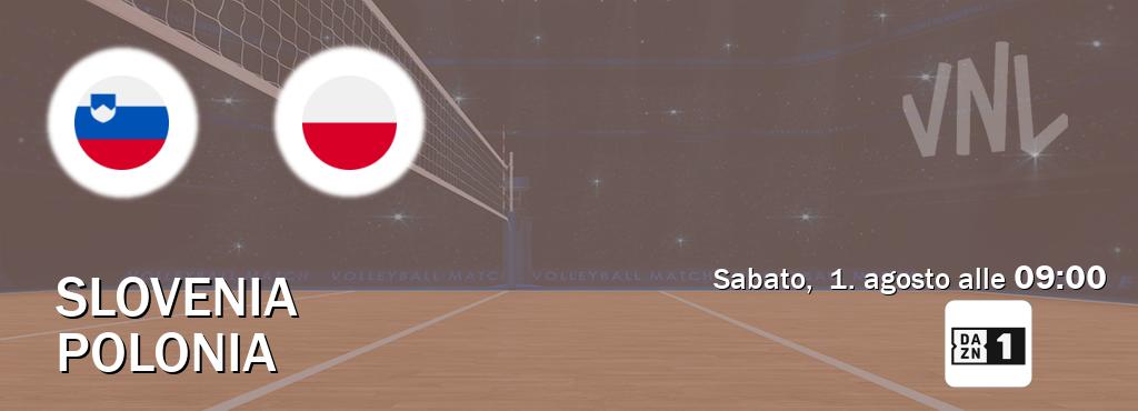 Il match Slovenia - Polonia sarà trasmesso in diretta TV su DAZN (ore 09:00)