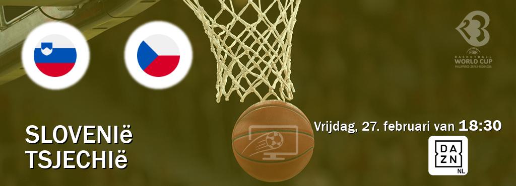 Wedstrijd tussen Slovenië en Tsjechië live op tv bij DAZN (vrijdag, 27. februari van  18:30).