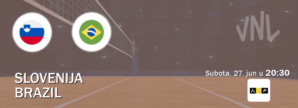 Izravni prijenos utakmice Slovenija i Brazil pratite uživo na Arena Premium 3 (subota, 27. jun u  20:30).