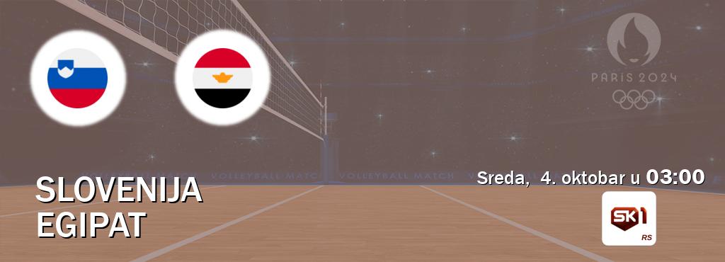 Izravni prijenos utakmice Slovenija i Egipat pratite uživo na Sportklub 1 (sreda,  4. oktobar u  03:00).