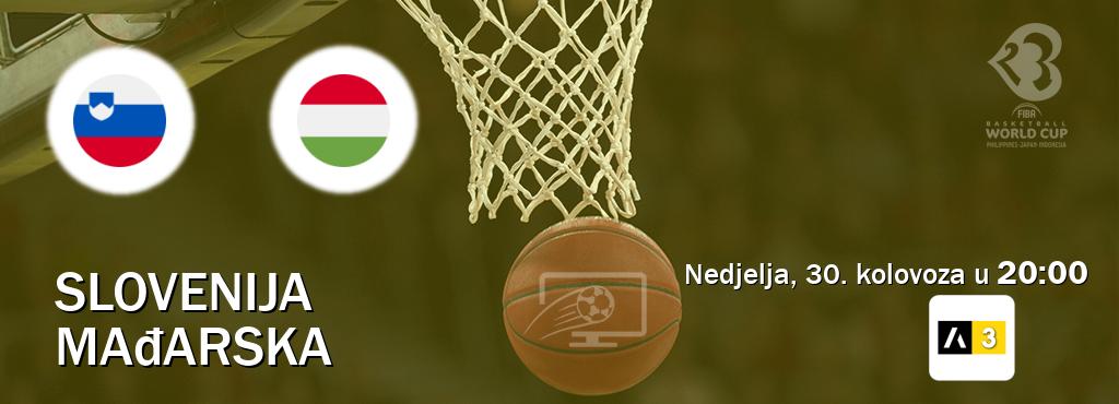 Izravni prijenos utakmice Slovenija i Mađarska pratite uživo na Arena Sport 3 (nedjelja, 30. kolovoza u  20:00).