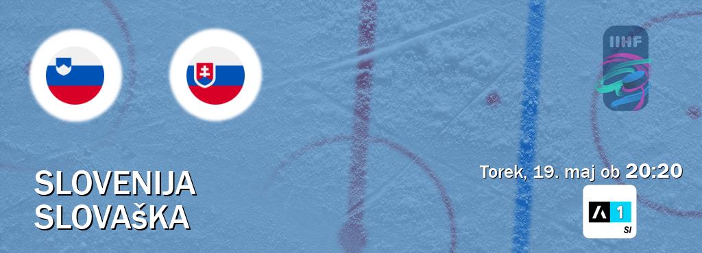 Prenos tekme med Slovenija in Slovaška v živo na Arena Sport 1 (torek, 19. maj ob  20:20 uri).