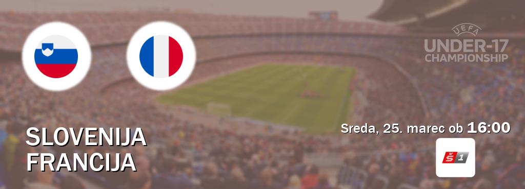 Ne zamudi prenosa tekme Slovenija U17 - Francija U17 v živo na Sport TV 1.