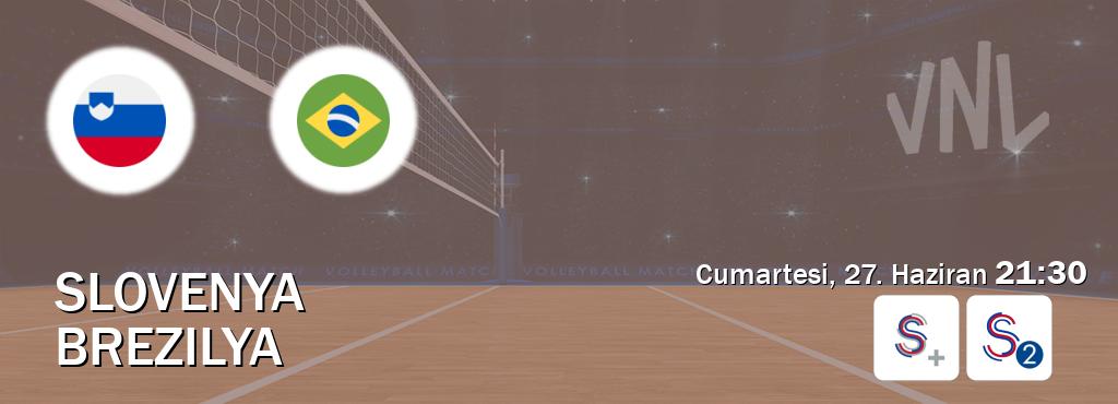 Karşılaşma Slovenya - Brezilya S Sport + ve S Sport 2'den canlı yayınlanacak (Cumartesi, 27. Haziran 21:30). Karşılaşma Slovenya - Brezilya S Sport + ve S Sport 2'den canlı yayınlanacak (Cumartesi, 27. Haziran 21:30).