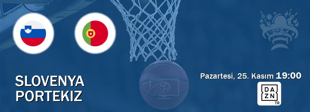 Karşılaşma Slovenya - Portekiz DAZN'den canlı yayınlanacak (Pazartesi, 25. Kasım  19:00).