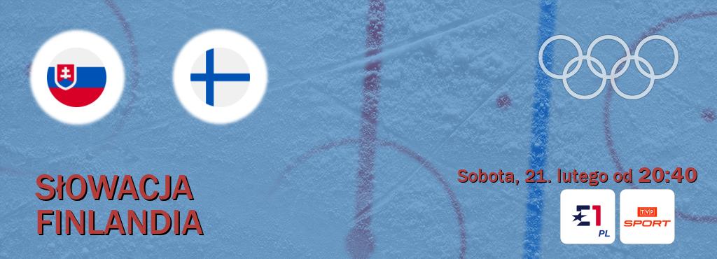 Gra między Słowacja i Finlandia transmisja na żywo w Eurosport i TVP Sport (sobota, 21. lutego od  20:40).