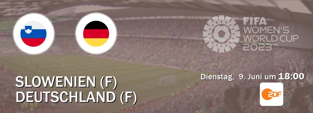 Das Spiel zwischen Slowenien (F) und Deutschland (F) wird am Dienstag, 9. Juni um 18:00, live vom ZDF übertragen. Das Spiel zwischen Slowenien (F) und Deutschland (F) wird am Dienstag, 9. Juni um 18:00, live vom ZDF übertragen.
