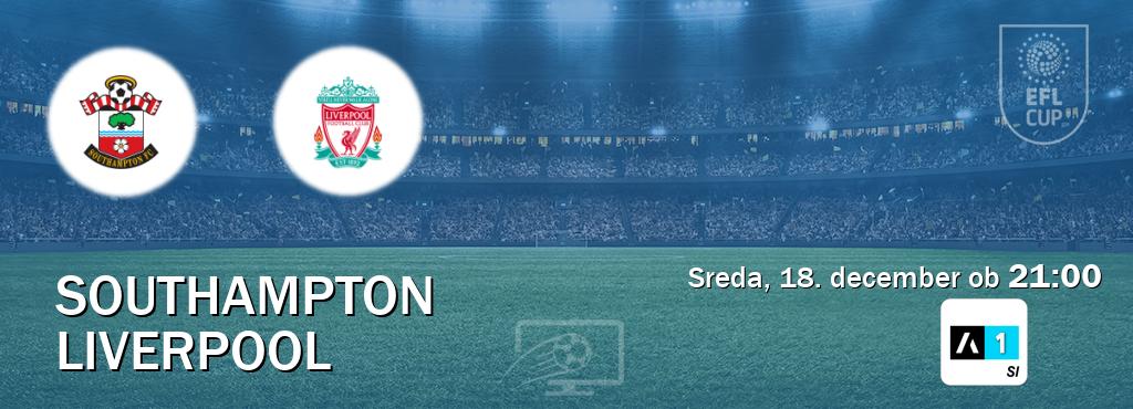 Southampton in Liverpool v živo na Arena Sport 1. Prenos tekme bo v sreda, 18. december ob  21:00