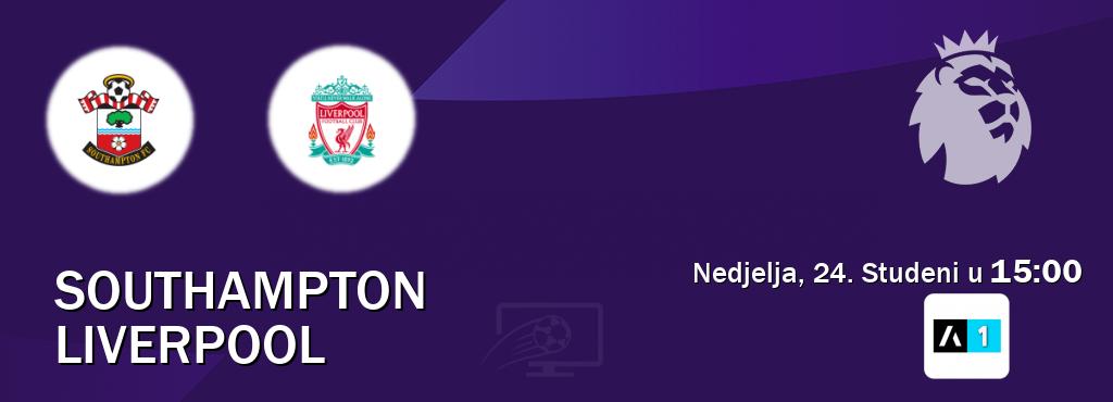 Izravni prijenos utakmice Southampton i Liverpool pratite uživo na Arena Sport 1 (Nedjelja, 24. Studeni u  15:00).