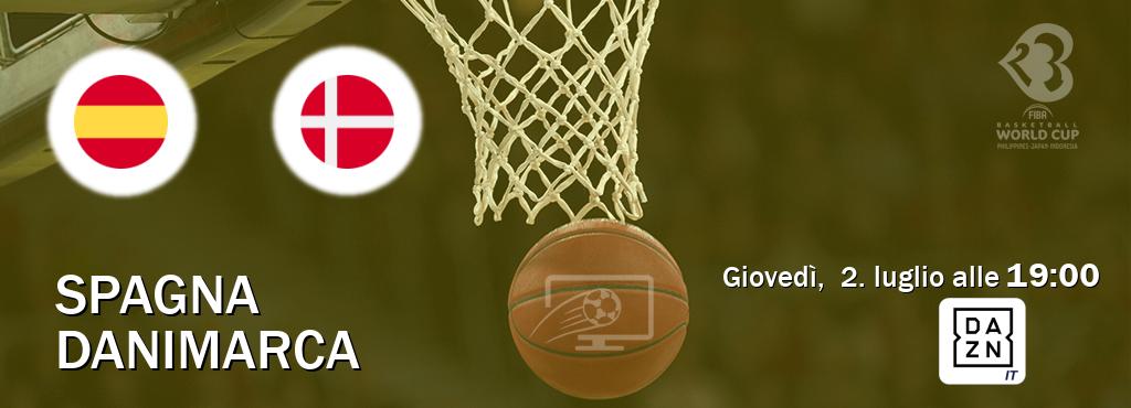 Il match Spagna - Danimarca sarà trasmesso in diretta TV su DAZN Italia (ore 19:00)