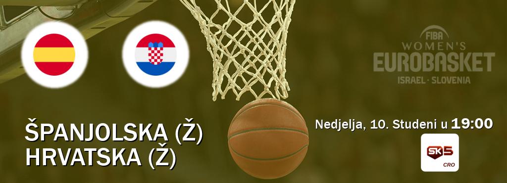 Izravni prijenos utakmice Španjolska (Ž) i Hrvatska (Ž) pratite uživo na Sportklub 5 (Nedjelja, 10. Studeni u  19:00).