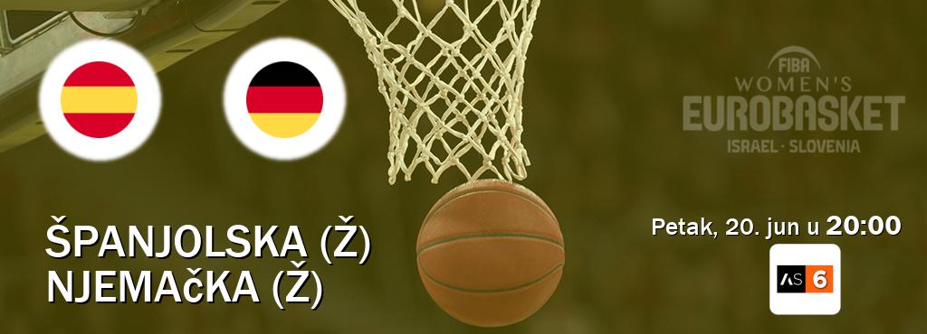 Izravni prijenos utakmice Španjolska (Ž) i Njemačka (Ž) pratite uživo na Arena Sport 6 (petak, 20. jun u  20:00).