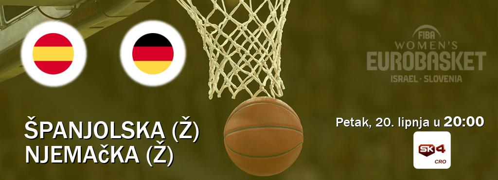 Izravni prijenos utakmice Španjolska (Ž) i Njemačka (Ž) pratite uživo na Sportklub 4 (petak, 20. lipnja u  20:00).