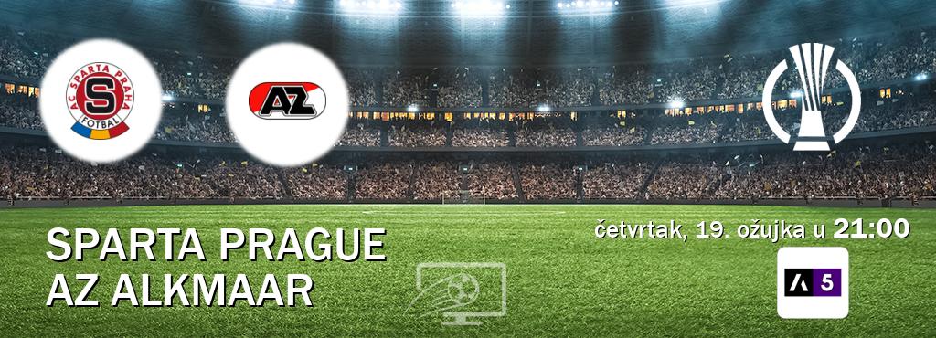 Izravni prijenos utakmice Sparta Prague i AZ Alkmaar pratite uživo na Arena Sport 5 (četvrtak, 19. ožujka u  21:00).
