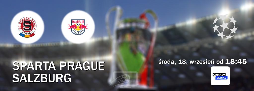 Gra między Sparta Prague i Salzburg transmisja na żywo w Canal+ Extra 3 (środa, 18. wrzesień od  18:45).