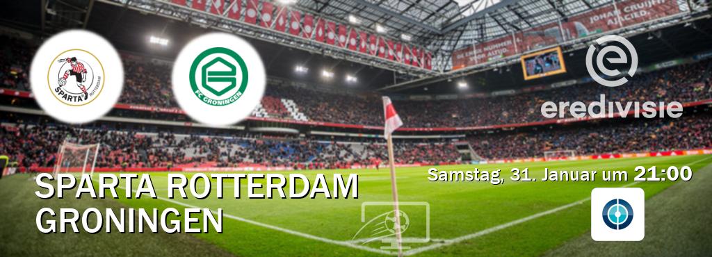 Das Spiel zwischen Sparta Rotterdam und Groningen wird am Samstag, 31. Januar um 21:00, live vom Sportdigital FUSSBALL übertragen. Das Spiel zwischen Sparta Rotterdam und Groningen wird am Samstag, 31. Januar um 21:00, live vom Sportdigital FUSSBALL übertragen.