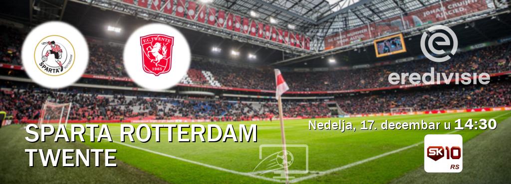 Izravni prijenos utakmice Sparta Rotterdam i Twente pratite uživo na Sportklub 10 (nedelja, 17. decembar u  14:30).
