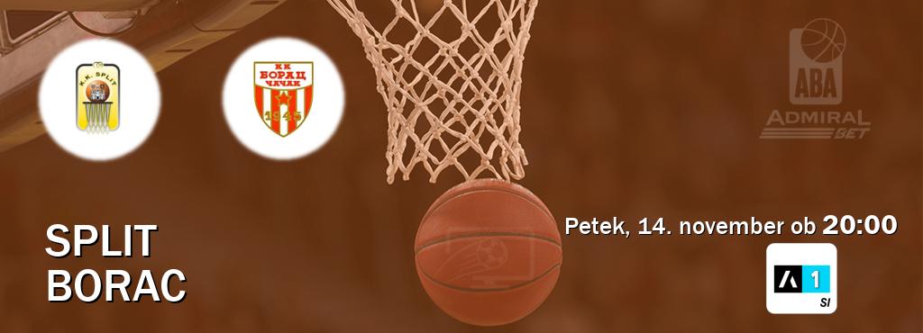 Split in Borac v živo na Arena Sport 1. Prenos tekme bo v petek, 14. november ob 20:00 Split in Borac v živo na Arena Sport 1. Prenos tekme bo v petek, 14. november ob 20:00