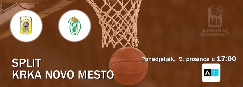 Izravni prijenos utakmice Split i Krka Novo Mesto pratite uživo na Arena Sport 1 (ponedjeljak,  9. prosinca u  17:00).