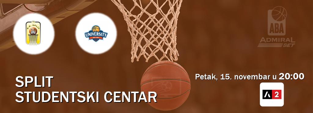 Izravni prijenos utakmice Split i Studentski Centar pratite uživo na Arena Sport 2 (petak, 15. novembar u  20:00).