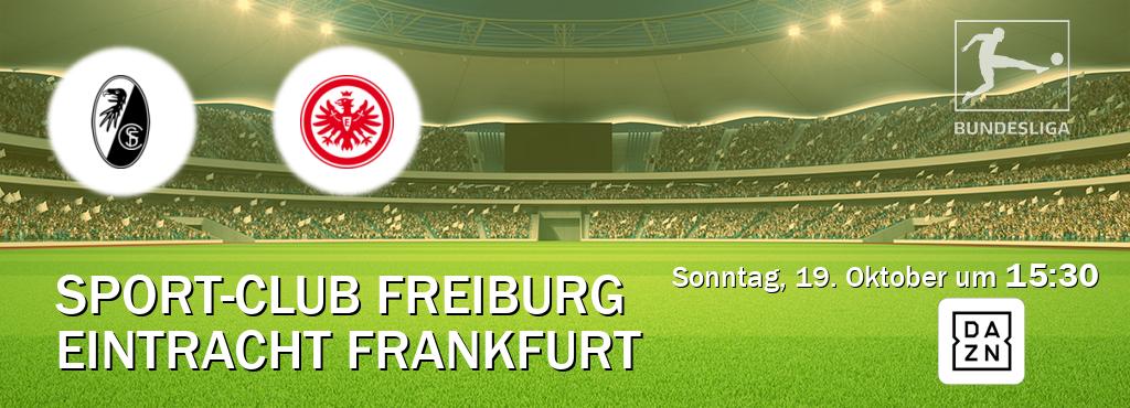 Das Spiel zwischen Sport-Club Freiburg und Eintracht Frankfurt wird am Sonntag, 19. Oktober um 15:30, live vom DAZN übertragen. Das Spiel zwischen Sport-Club Freiburg und Eintracht Frankfurt wird am Sonntag, 19. Oktober um 15:30, live vom DAZN übertragen.