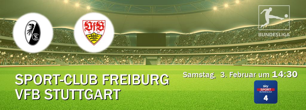 Das Spiel zwischen Sport-Club Freiburg und VfB Stuttgart wird am Samstag,  3. Februar um  14:30, live vom Sky Bundesliga 4 übertragen.
