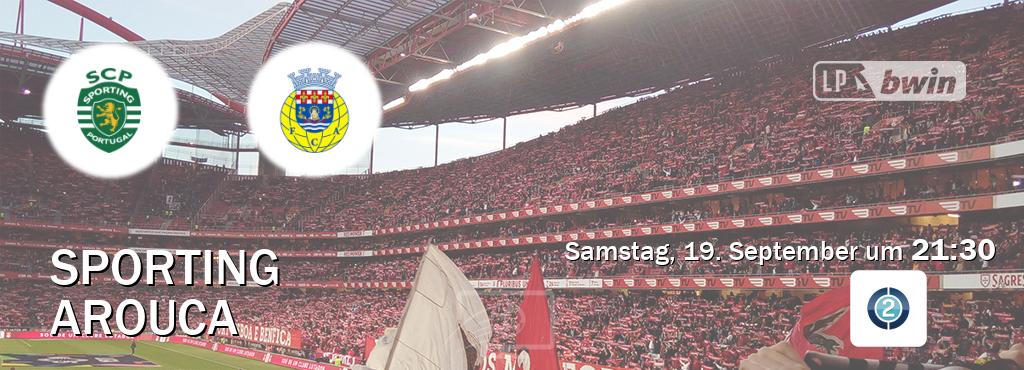 Das Spiel zwischen Sporting und Arouca wird am Samstag, 19. September um  21:30, live vom Sportdigital FUSSBALL 2 übertragen.