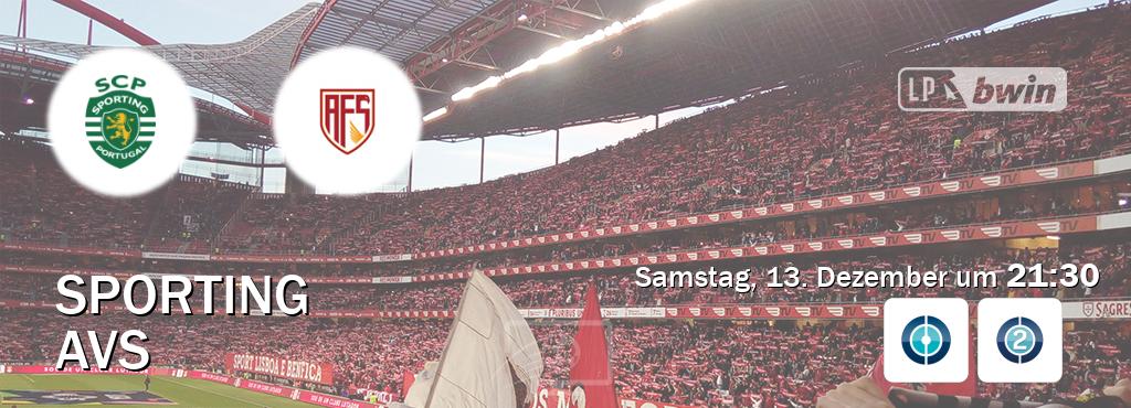 Das Spiel zwischen Sporting und AVS wird am Samstag, 13. Dezember um 21:30, live vom Sportdigital FUSSBALL und Sportdigital FUSSBALL 2 übertragen. Das Spiel zwischen Sporting und AVS wird am Samstag, 13. Dezember um 21:30, live vom Sportdigital FUSSBALL und Sportdigital FUSSBALL 2 übertragen.