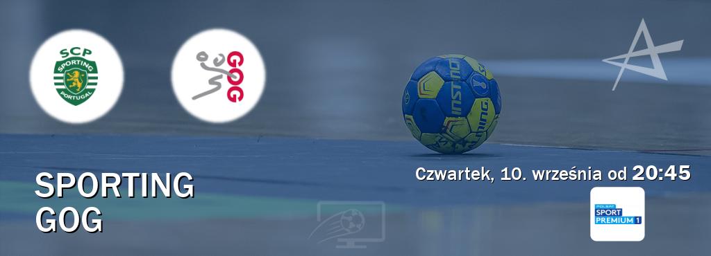 Gra między Sporting i GOG transmisja na żywo w Polsat Sport Premium 1 (czwartek, 10. września od  20:45).