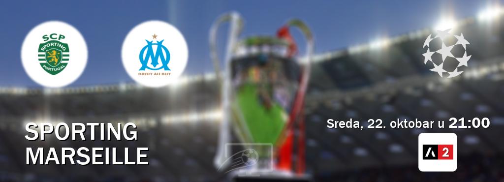Izravni prijenos utakmice Sporting i Marseille pratite uživo na Arena Sport 2 (sreda, 22. oktobar u 21:00). Izravni prijenos utakmice Sporting i Marseille pratite uživo na Arena Sport 2 (sreda, 22. oktobar u 21:00).