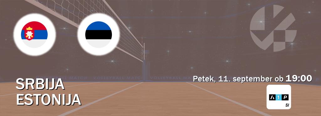 Dvoboj Srbija in Estonija s prenosom tekme v živo na Arena Sport Premium.