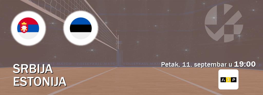 Izravni prijenos utakmice Srbija i Estonija pratite uživo na Arena Premium 3 (petak, 11. septembar u  19:00).