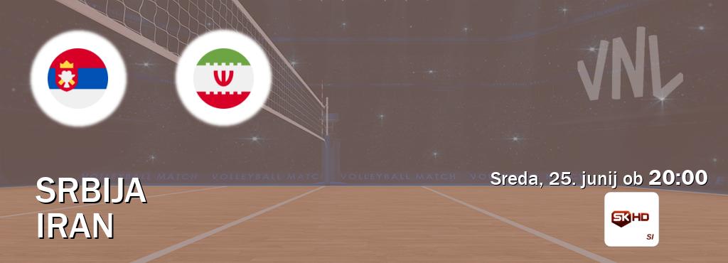 Srbija in Iran v živo na Sportklub HD. Prenos tekme bo v sreda, 25. junij ob 20:00 Srbija in Iran v živo na Sportklub HD. Prenos tekme bo v sreda, 25. junij ob 20:00