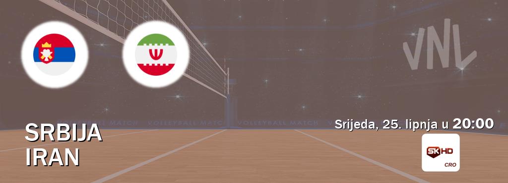 Izravni prijenos utakmice Srbija i Iran pratite uživo na Sportklub HD (srijeda, 25. lipnja u  20:00).