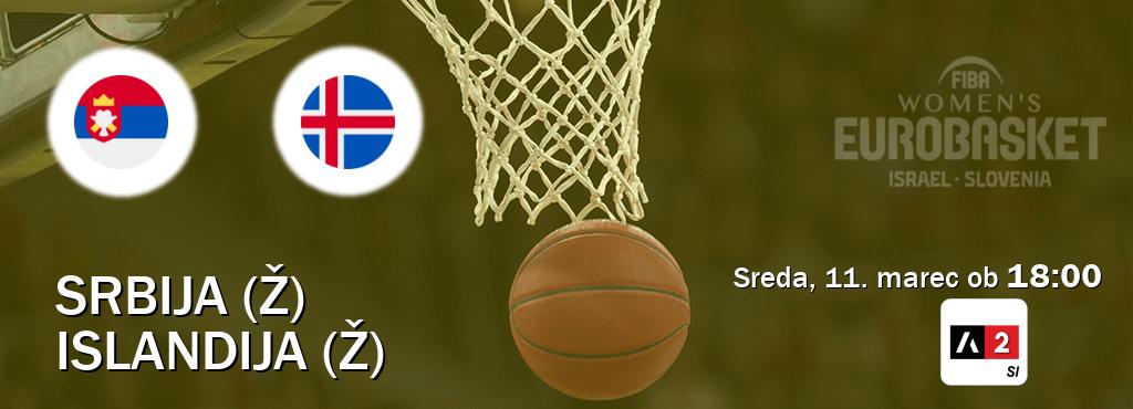 Ne zamudi prenosa tekme Srbija (Ž) - Islandija (Ž) v živo na Arena Sport 2.