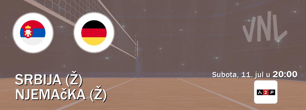 Izravni prijenos utakmice Srbija (Ž) i Njemačka (Ž) pratite uživo na Arena Premium 2 (subota, 11. jul u  20:00).