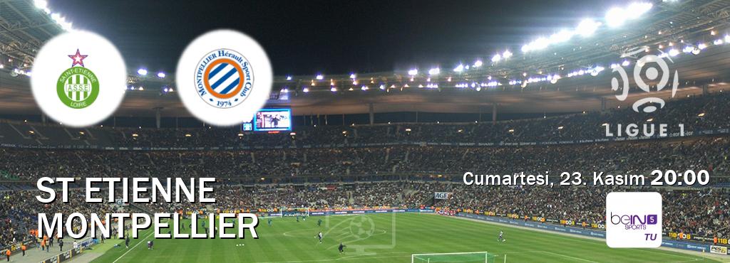 Karşılaşma St Etienne - Montpellier beIN SPORTS 5'den canlı yayınlanacak (Cumartesi, 23. Kasım  20:00).