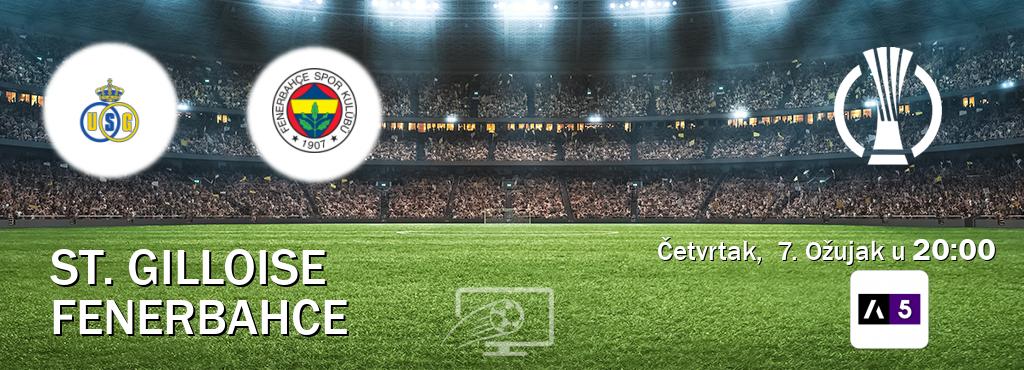 Izravni prijenos utakmice St. Gilloise i Fenerbahce pratite uživo na Arena Sport 5 (Četvrtak,  7. Ožujak u  20:00).