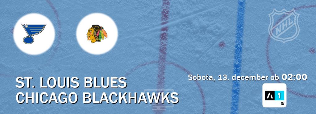 Dvoboj St. Louis Blues in Chicago Blackhawks s prenosom tekme v živo na Arena Sport 1.