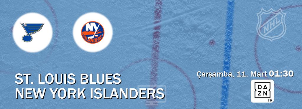 Karşılaşma St. Louis Blues - New York Islanders DAZN'den canlı yayınlanacak (Çarşamba, 11. Mart 01:30). Karşılaşma St. Louis Blues - New York Islanders DAZN'den canlı yayınlanacak (Çarşamba, 11. Mart 01:30).