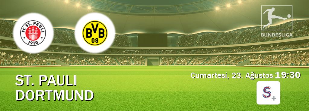 Karşılaşma St. Pauli - Dortmund S Sport +'den canlı yayınlanacak (Cumartesi, 23. Ağustos  19:30).