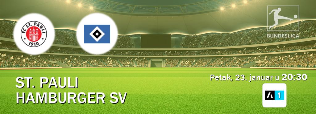 Izravni prijenos utakmice St. Pauli i Hamburger SV pratite uživo na Arena Sport 1 (petak, 23. januar u 20:30). Izravni prijenos utakmice St. Pauli i Hamburger SV pratite uživo na Arena Sport 1 (petak, 23. januar u 20:30).