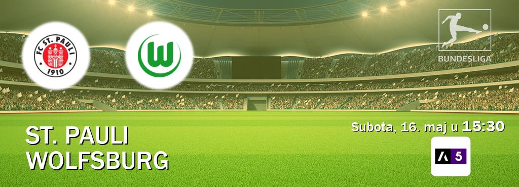 Izravni prijenos utakmice St. Pauli i Wolfsburg pratite uživo na Arena Sport 5 (subota, 16. maj u 15:30). Izravni prijenos utakmice St. Pauli i Wolfsburg pratite uživo na Arena Sport 5 (subota, 16. maj u 15:30).