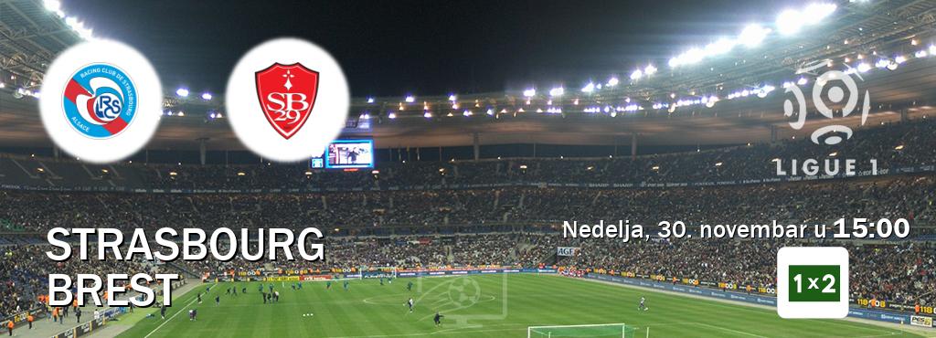 Izravni prijenos utakmice Strasbourg i Brest pratite uživo na Arena Sport 1x2 (nedelja, 30. novembar u  15:00).