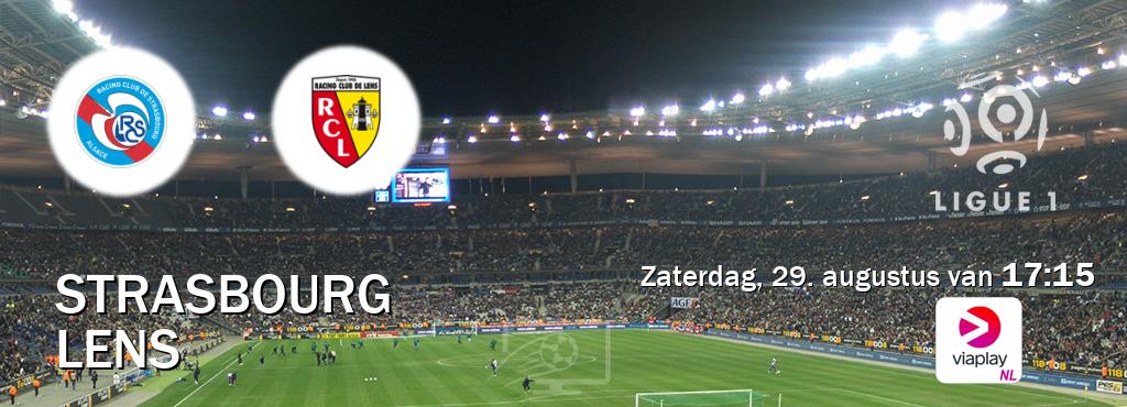 Wedstrijd tussen Strasbourg en Lens live op tv bij Viaplay Nederland (zaterdag, 29. augustus van  17:15).