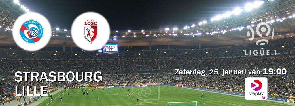 Wedstrijd tussen Strasbourg en Lille live op tv bij Viaplay Nederland (zaterdag, 25. januari van  19:00).